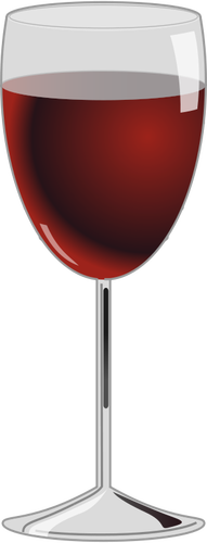 Verre à vin rouge des graphiques vectoriels