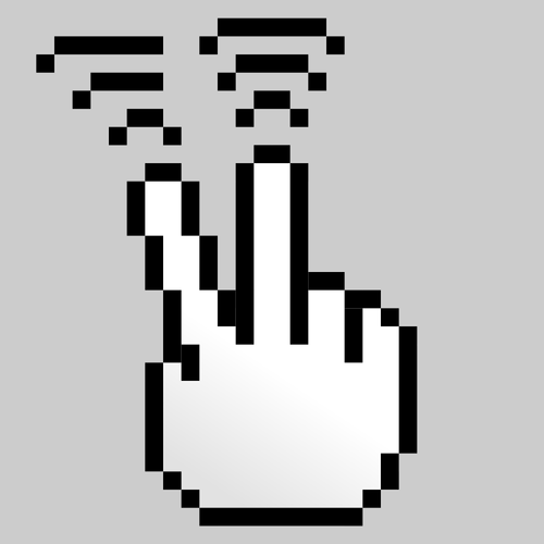 Cursor de pixel para torneira tripla