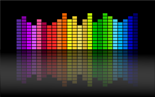 Music equalizer vector illustration