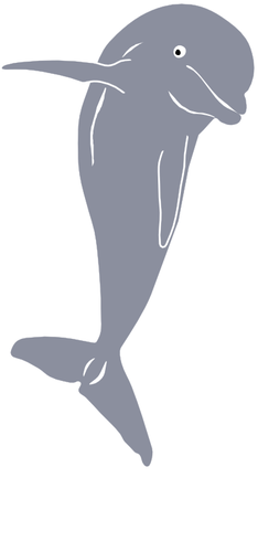 Delfin sărituri grafică vectorială