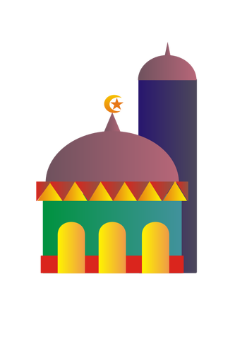 Vector de la imagen de la mezquita