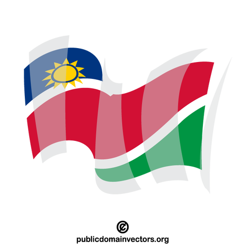 Bandera del estado de Namibia