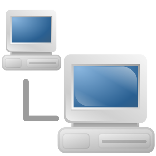Computer-Netzwerk-Symbol-Vektor-Grafiken