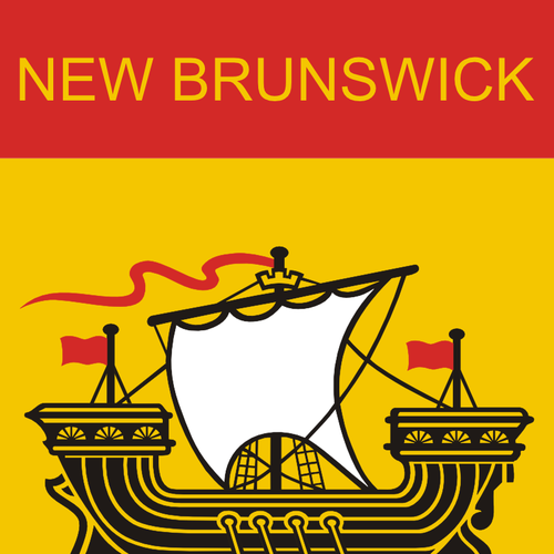 Drapeau du Nouveau-Brunswick vector image