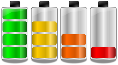 Forskjellige batteriet nivåer