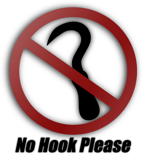 No hook sign