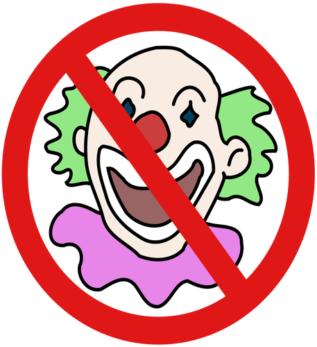 Nessun simbolo di clown