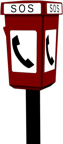 Telefon alarmowy clipart