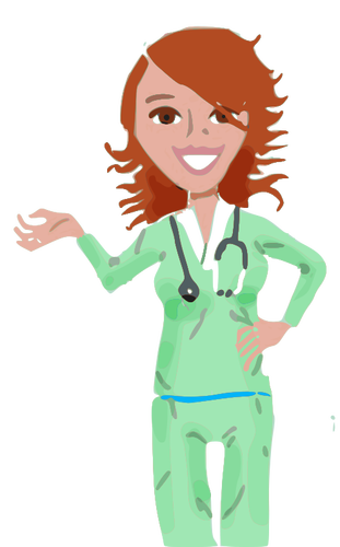 ClipArt vettoriali di infermiere professionale medica