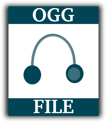 OGG filikonen web vektor