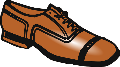 Brown shoe