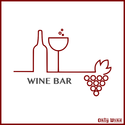 Bar logo-ul de vinuri