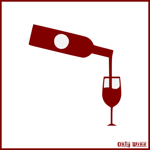 Verre et bouteille de vin rouge