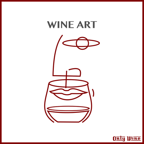 Arty bild av vin