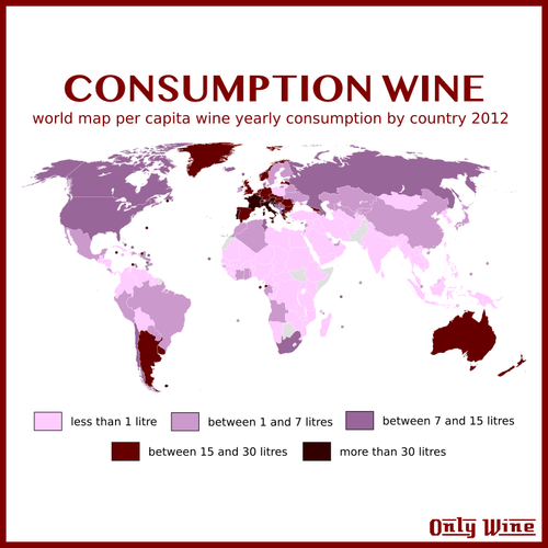 ワイン消費量