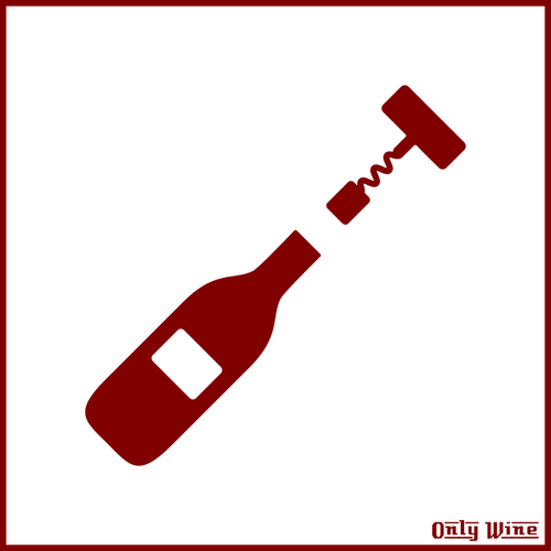 בקבוק יין אדום