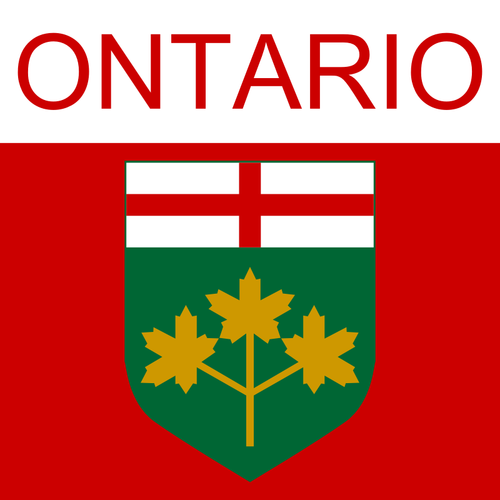 Ontario simge vektör çizim