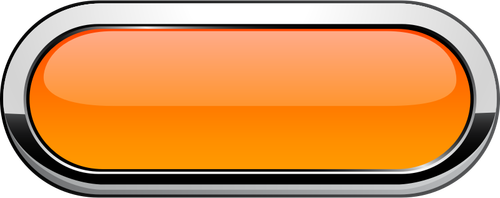 Толстые серого границы оранжевую кнопку Векторная иллюстрация