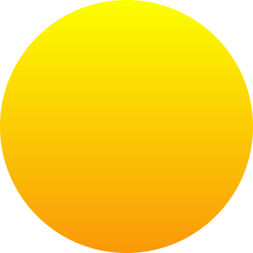 Orange Sun vector image