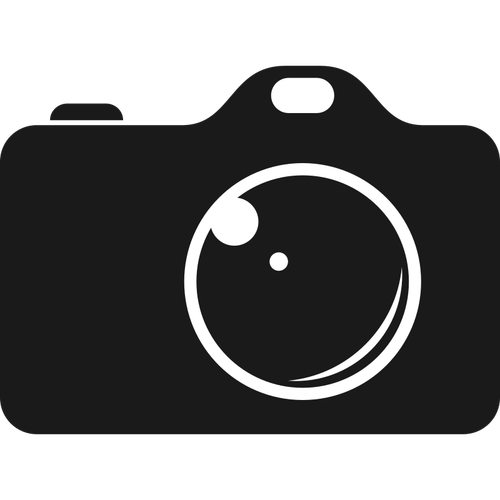 Camera pictogram silhouet