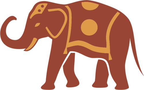 Elefante decorato