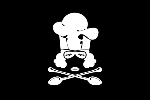 Drapeau de pirate cuisine