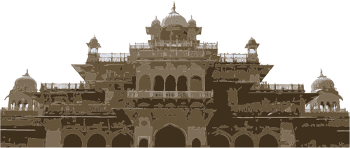 Istana vektor ilustrasi