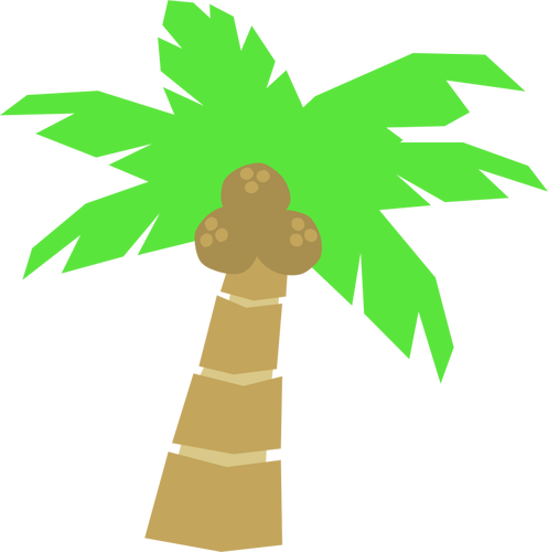 Palm tree ritning