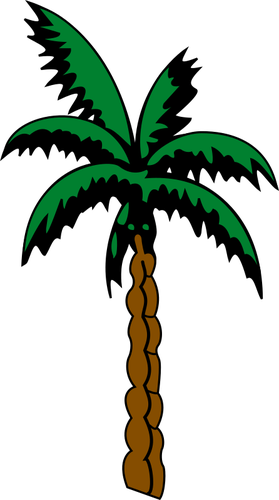 Palm tree sketch