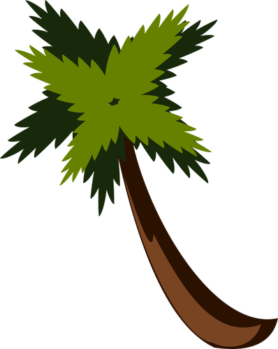 Palm tree vektorbild