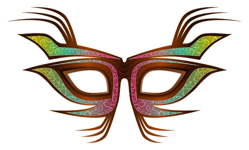 Partij masker glinsterende Clip Art