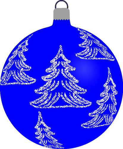 Blue Christmas decoration