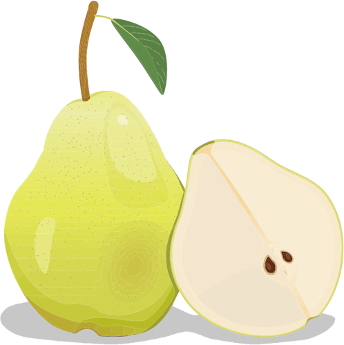 Pear half
