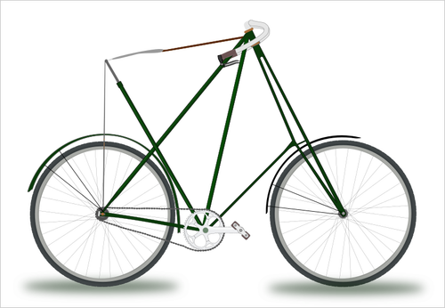 Zielony rower