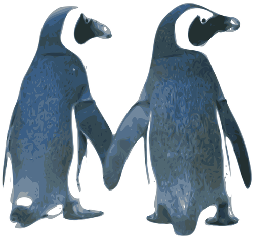 Gambar vektor penguin