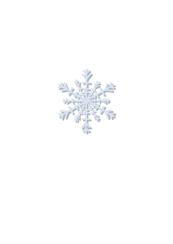 Snöflinga vektor icon