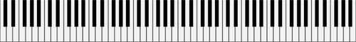 image clipart vectoriel 96-clavier piano