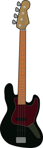 Bas gitar vektör çizim