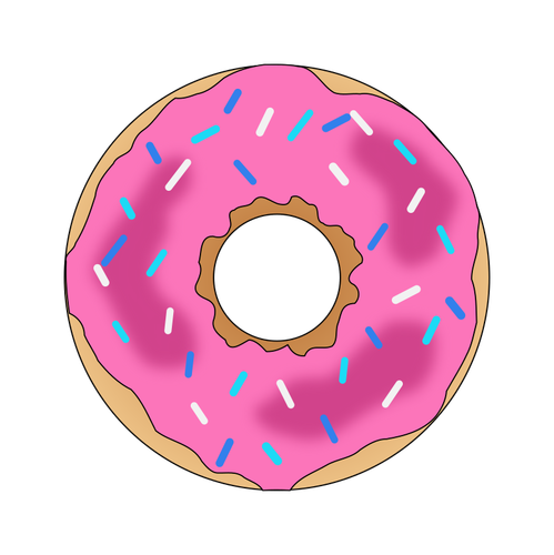 Rosa donut