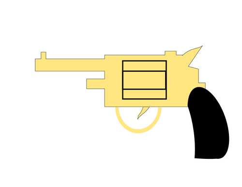 Kuning pistol gambar