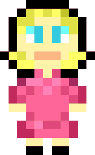 Chica de pixel