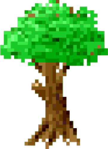 Pixel treet symbol