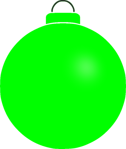 Gewone groene bauble