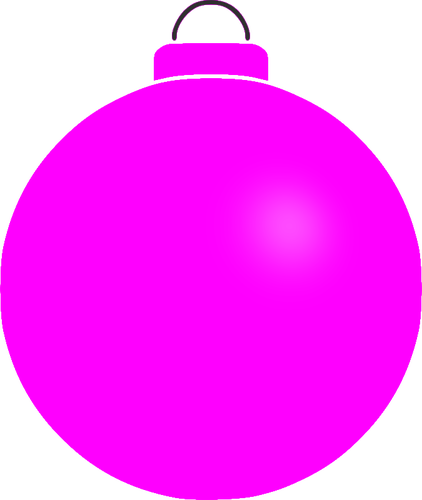 Einfache rosa ball