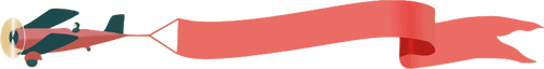 バナーと飛行機