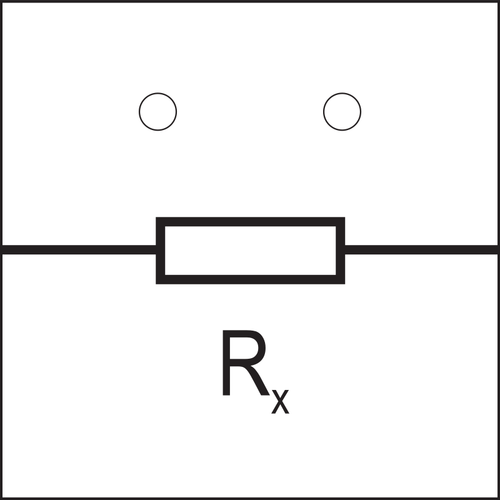 Rezistor plug-in-bloc