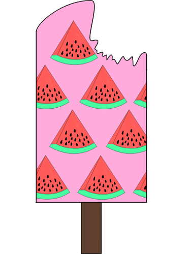 Watermelon popsicle