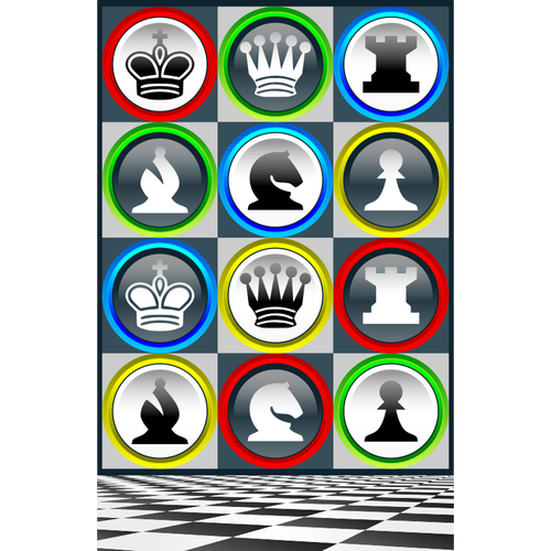 Плакат шахматы шаблоны
