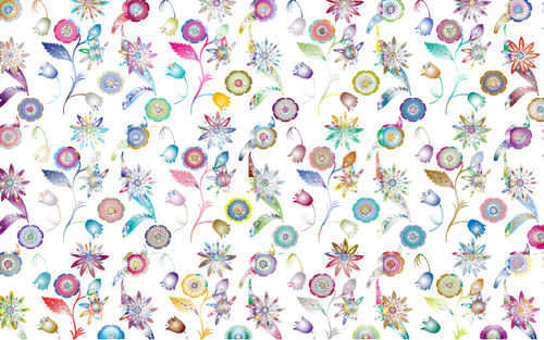 Prismatische floralen Design Bild