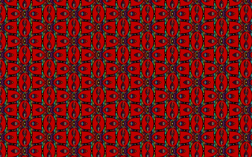 Red tile vector pattern